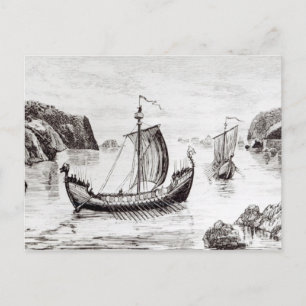 Viking Ships Briefkaart