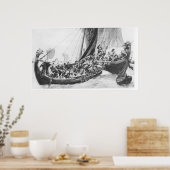 Viking Ships Poster (Keuken)