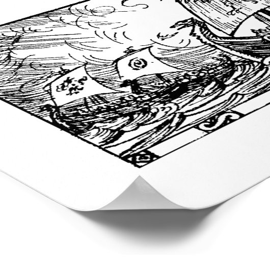 Viking Ships Poster (Hoek)