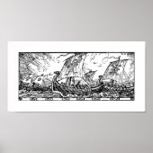 Viking Ships Poster (Voorkant)