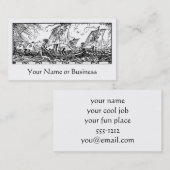 Viking Ships Visitekaartje (Voorkant / Achterkant)