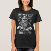 Viking Shirt Vikings zal je vermoorden en liedjes  (Voorkant)