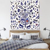 Viking sjamaan ritueel talisman canvas afdruk (Insitu (Slaapkamer))