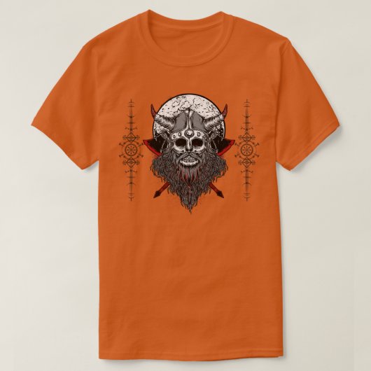 Viking Skeleton T-shirt (Design voorkant)