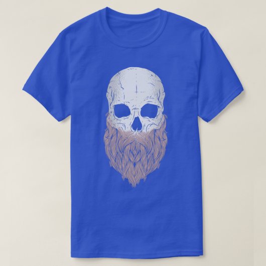 Viking Skull-baard T-shirt (Design voorkant)
