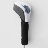 Viking Skull Berserker Golfheadcover (Schuin)