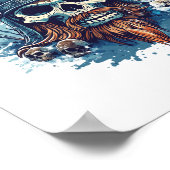 Viking Skull Berserker Poster (Hoek)