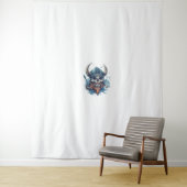Viking Skull Berserker Wandkleed (In situ)