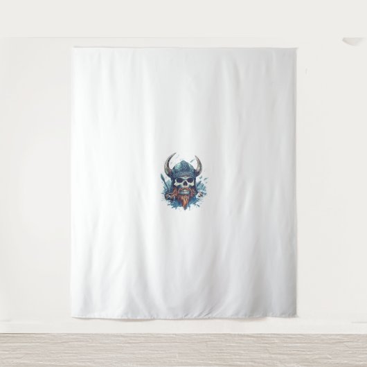 Viking Skull Berserker Wandkleed (Voorkant)