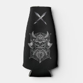 Viking Skull Bottle Cooler (Voorkant)