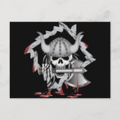 Viking Skull Briefkaart (Voorkant)