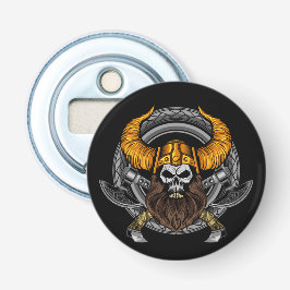 Viking Skull Button Flesopener