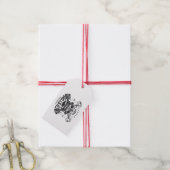 Viking Skull Cadeaulabel (Met Touw)