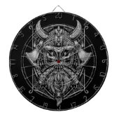 Viking Skull Dartboard Dartbord (Voorkant)