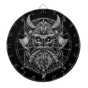 Viking Skull Dartboard Dartbord