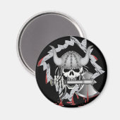 Viking Skull Magneet (Voorkant / Achterkant)