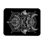 Viking Skull Magnet Magneet (Horizontaal)