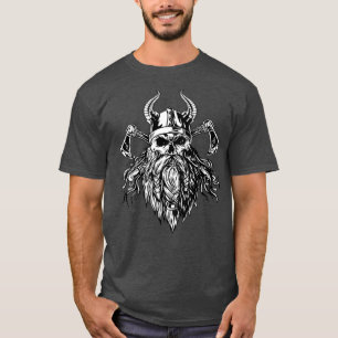Viking Skull Norse Warrior T-shirt