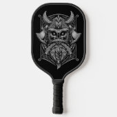 Viking Skull Pickleball Paddle (Achterkant)
