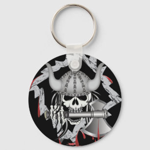 Viking Skull Sleutelhanger