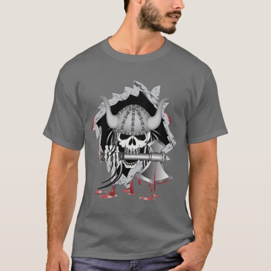 Viking Skull T-shirt (Voorkant)