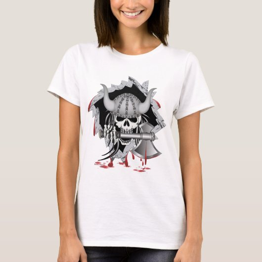 Viking Skull T-shirt (Voorkant)