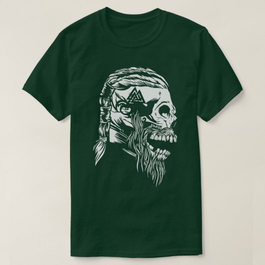 Viking Skull Walhalla T-shirt (Design voorkant)
