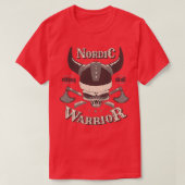Viking Skull Warrior T-shirt (Design voorkant)
