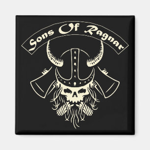 Viking Sons van Ragnar 03 #USAPatriotGraphics © Magneet