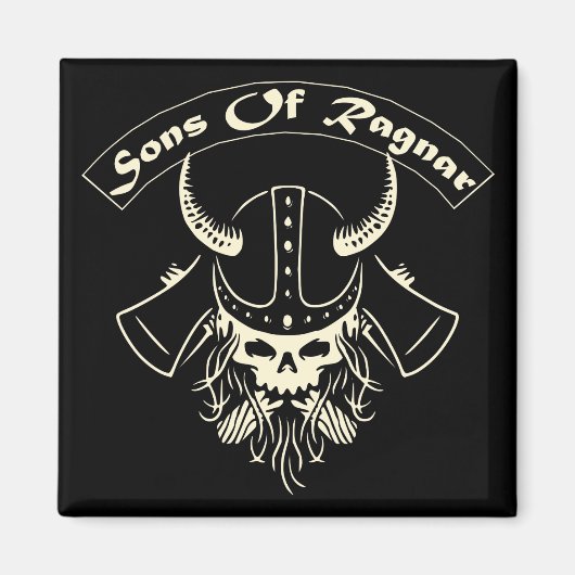 Viking Sons van Ragnar 03 #USAPatriotGraphics © Magneet (Voorkant)