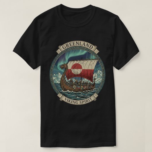 Viking Spirit Greenland T-shirt (Design voorkant)
