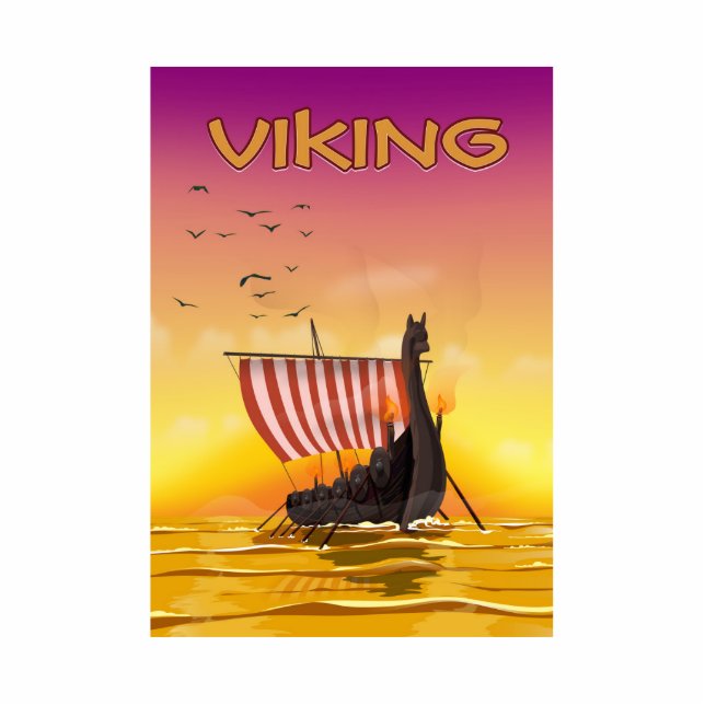 Viking Staand Fotobeeldje (Voorkant)