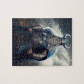 Viking Standing Triumphant Puzzle Legpuzzel (Horizontaal)