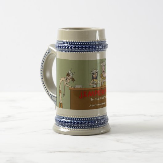 Viking Stein Bierpul (Voorkant links)