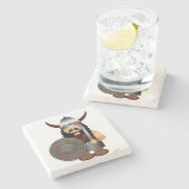 Viking Stone Onderzetter (Zijkant)