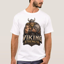 Viking Strength Warrior Bodybuilding Gym T-Shirt. T-shirt