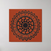 Viking Sun Celtic Rune Calendar Canvas (Voorkant)