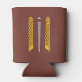 Viking Sword en Plaitwork Blikjeskoeler (Achterkant)