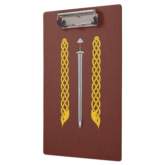 Viking Sword en Plaitwork Klembord (Links)