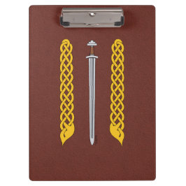Viking Sword en Plaitwork Klembord