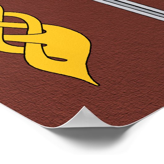 Viking Sword en Plaitwork Poster (Hoek)