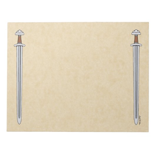 Viking Sword Notitieblok (Voorkant)