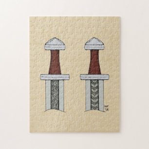 Viking Sword Pattern Welding Legpuzzel