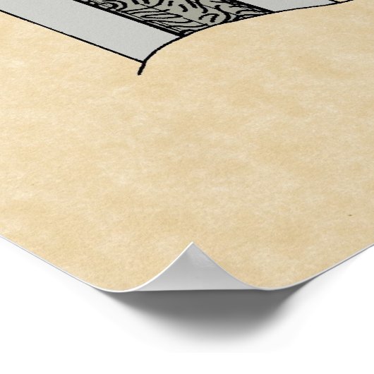 Viking Sword Pattern Welding Poster (Hoek)