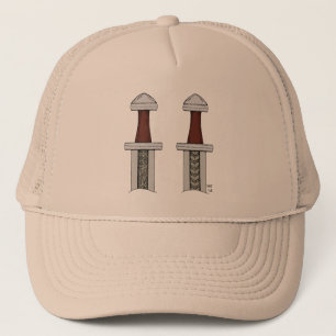 Viking Sword Pattern Welding Trucker Pet