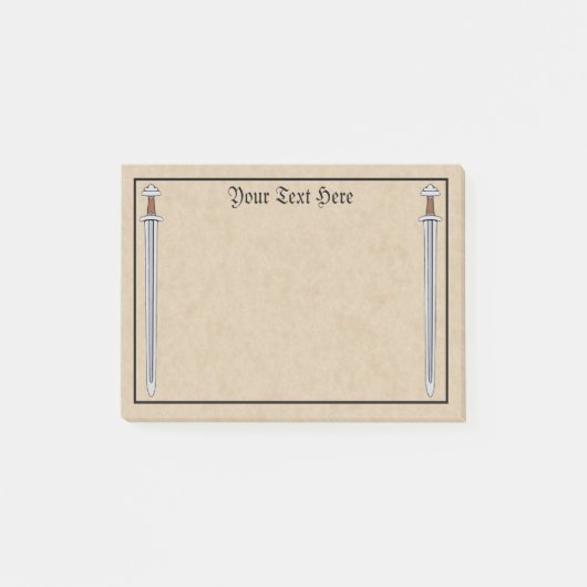 Viking Sword Post-it® Notes (Voorkant)