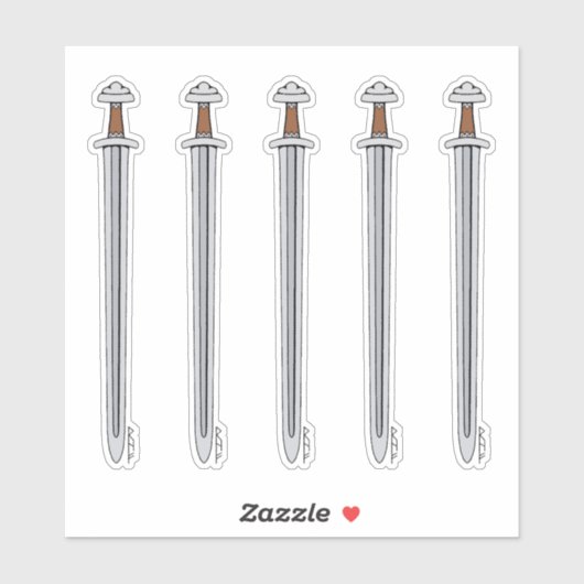 Viking Sword Sticker (Vel)