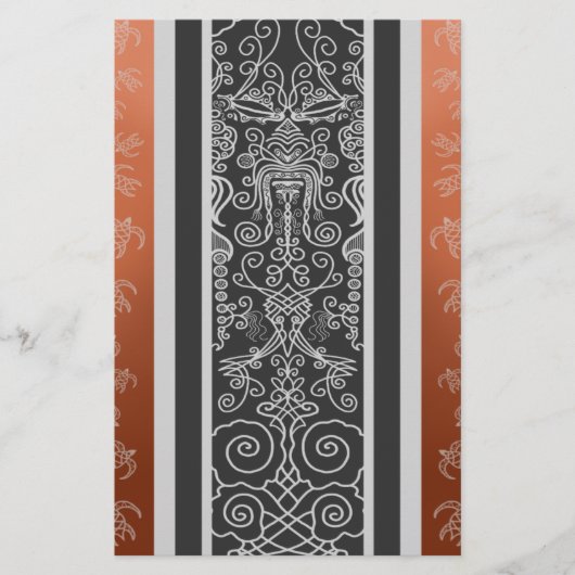 Viking Tattoo Briefpapier (Voorkant)