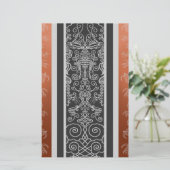 Viking Tattoo Briefpapier (Staand voorkant)