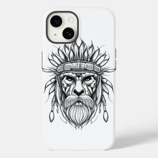 Viking telefoonhoesje voor hem Case-Mate iPhone case (Achterkant)